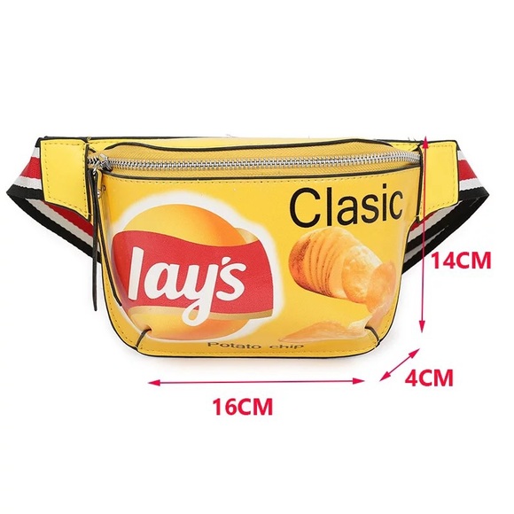 Potato Chip Fanny Pack Waist Pouch - Picture 4 of 4